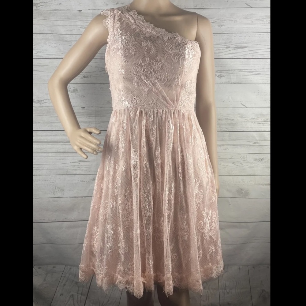Pastel Pink Lace Dress